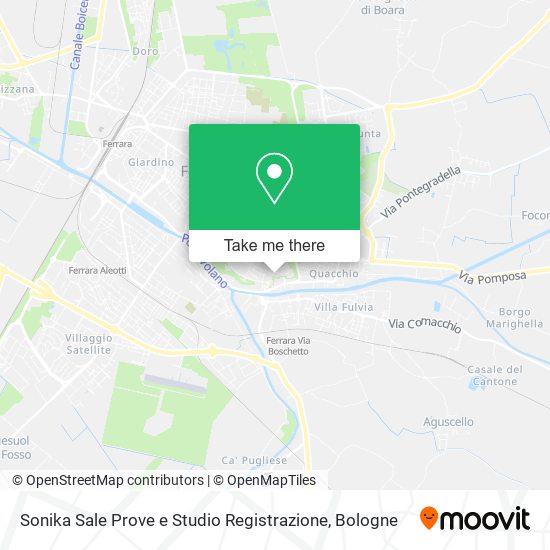 Sonika Sale Prove e Studio Registrazione map