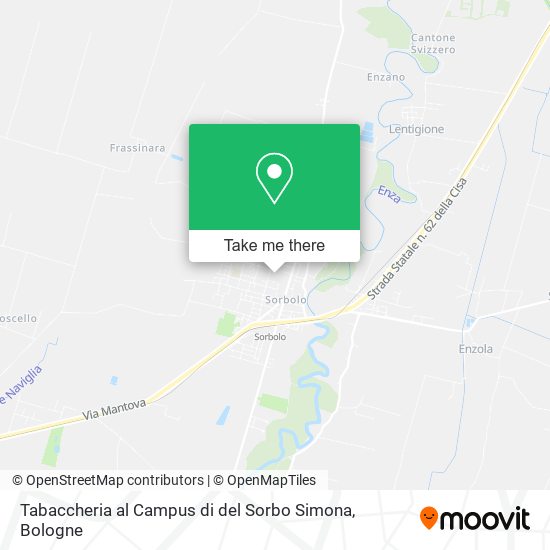 Tabaccheria al Campus di del Sorbo Simona map