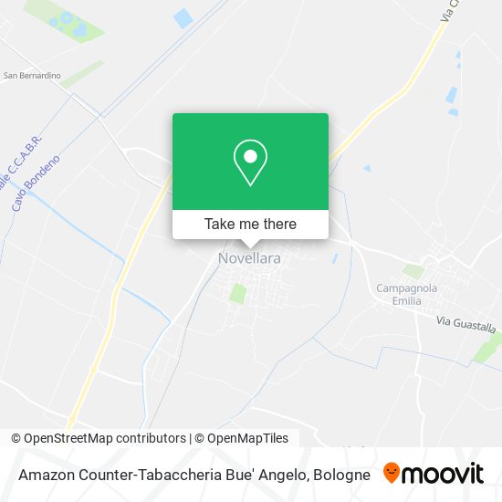 Amazon Counter-Tabaccheria Bue' Angelo map