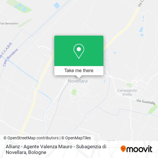 Allianz - Agente Valenza Mauro - Subagenzia di Novellara map