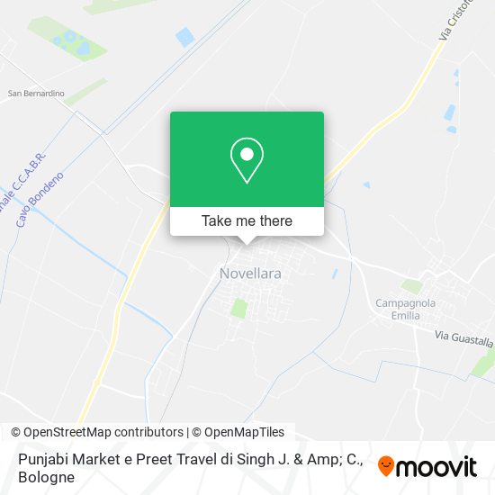 Punjabi Market e Preet Travel di Singh J. & Amp; C. map