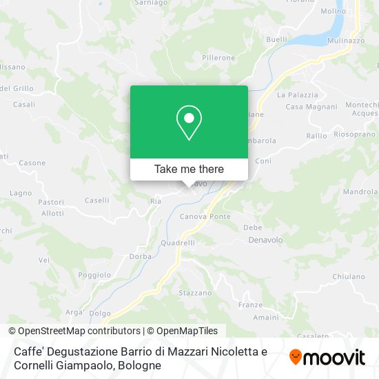 Caffe' Degustazione Barrio di Mazzari Nicoletta e Cornelli Giampaolo map