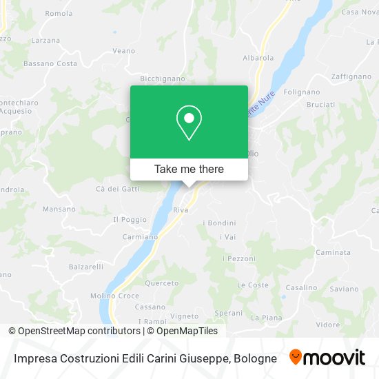 Impresa Costruzioni Edili Carini Giuseppe map