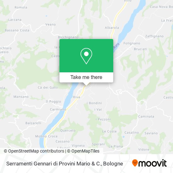 Serramenti Gennari di Provini Mario & C. map