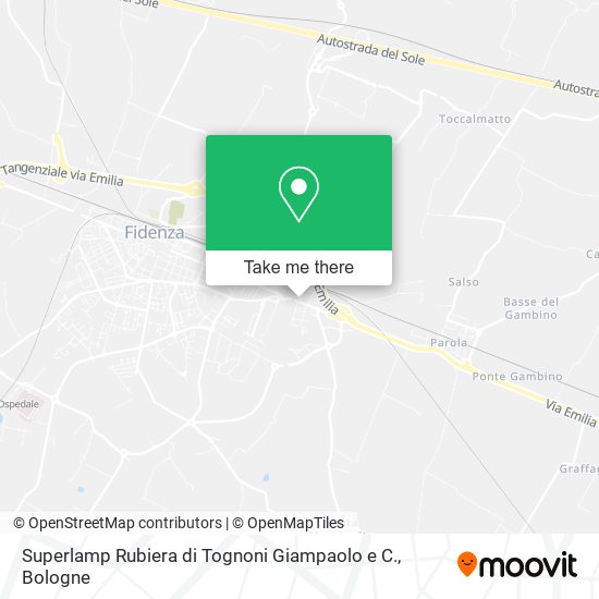 Superlamp Rubiera di Tognoni Giampaolo e C. map