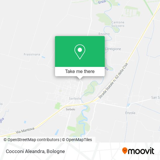 Cocconi Aleandra map
