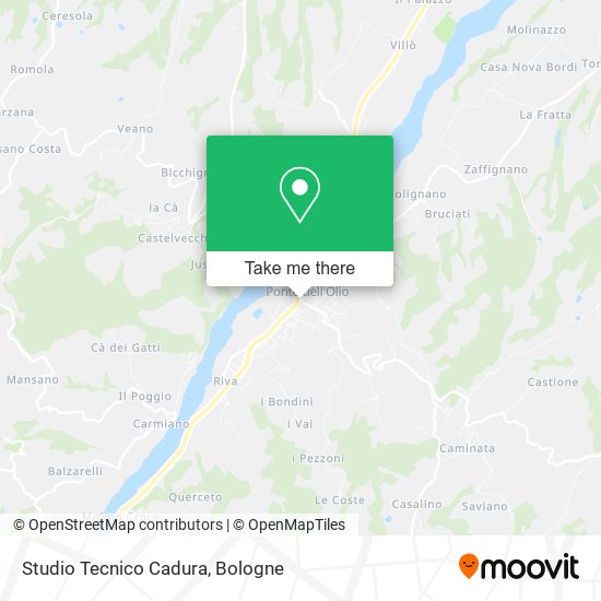 Studio Tecnico Cadura map
