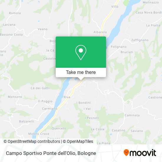 Campo Sportivo Ponte dell'Olio map