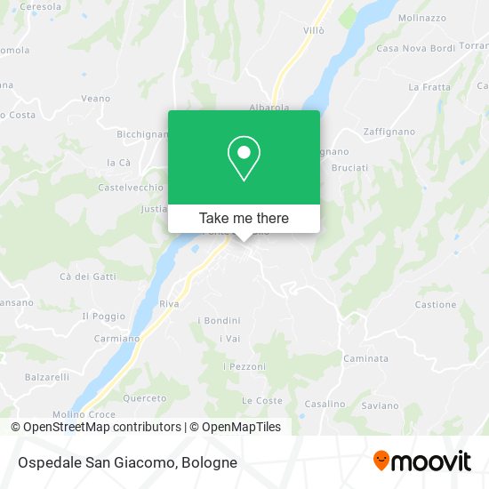 Ospedale San Giacomo map