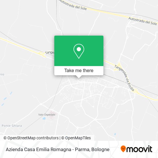Azienda Casa Emilia Romagna - Parma map