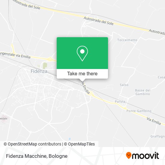 Fidenza Macchine map