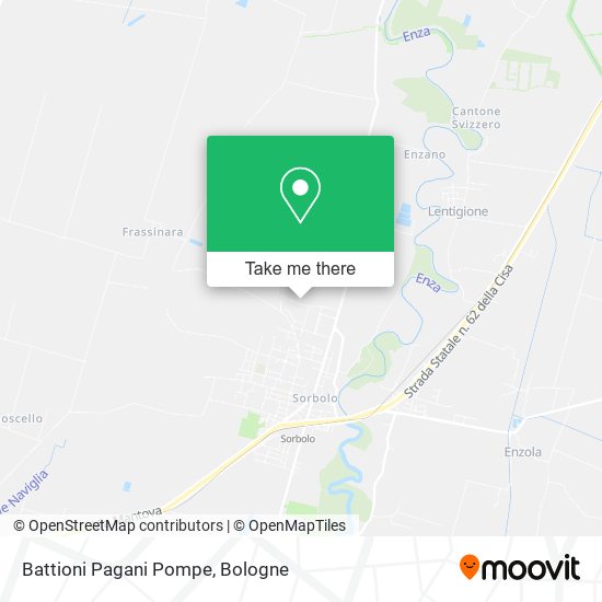 Battioni Pagani Pompe map