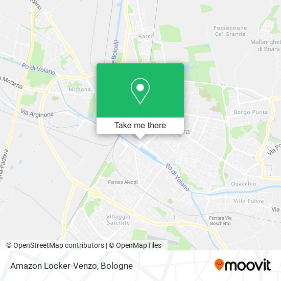 Amazon Locker-Venzo map