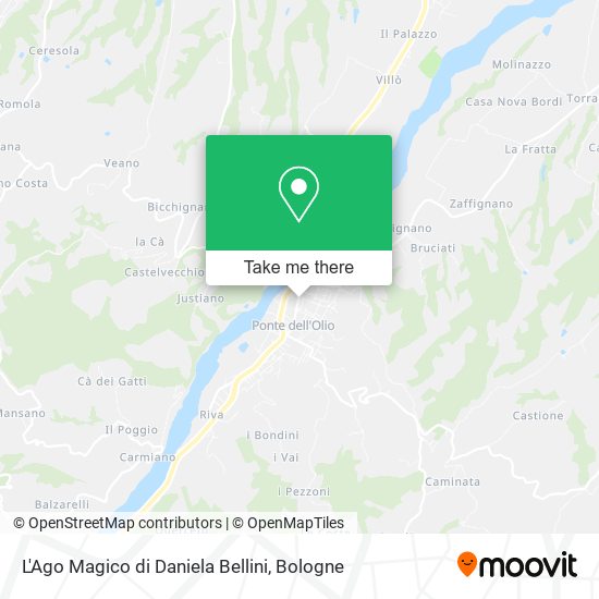L'Ago Magico di Daniela Bellini map