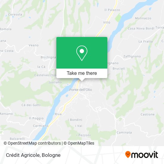 Crédit Agricole map