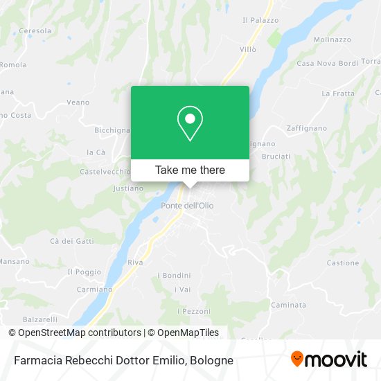 Farmacia Rebecchi Dottor Emilio map