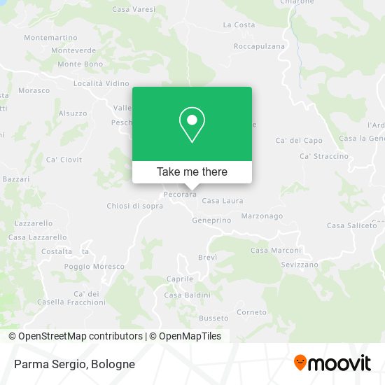 Parma Sergio map