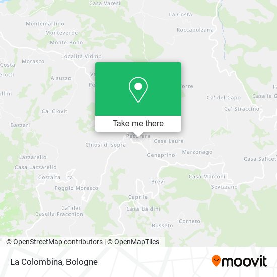 La Colombina map