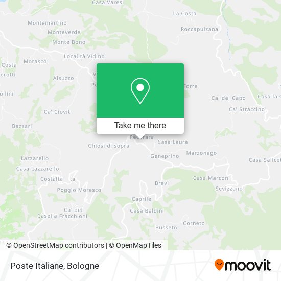 Poste Italiane map