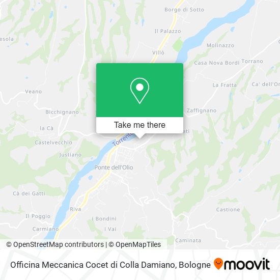 Officina Meccanica Cocet di Colla Damiano map