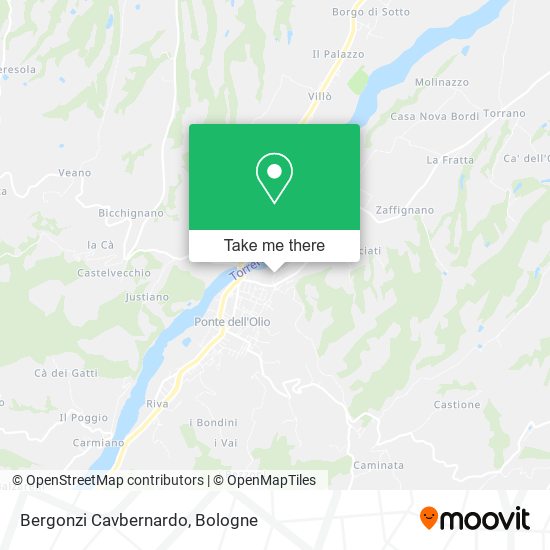 Bergonzi Cavbernardo map
