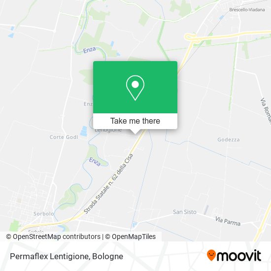 Permaflex Lentigione map