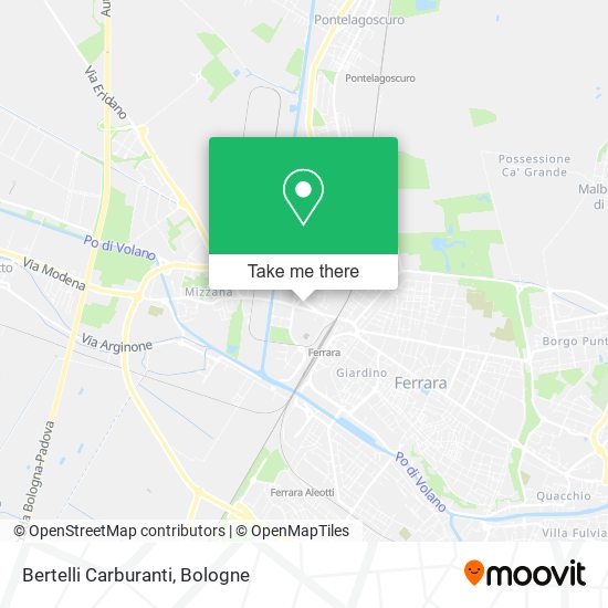 Bertelli Carburanti map