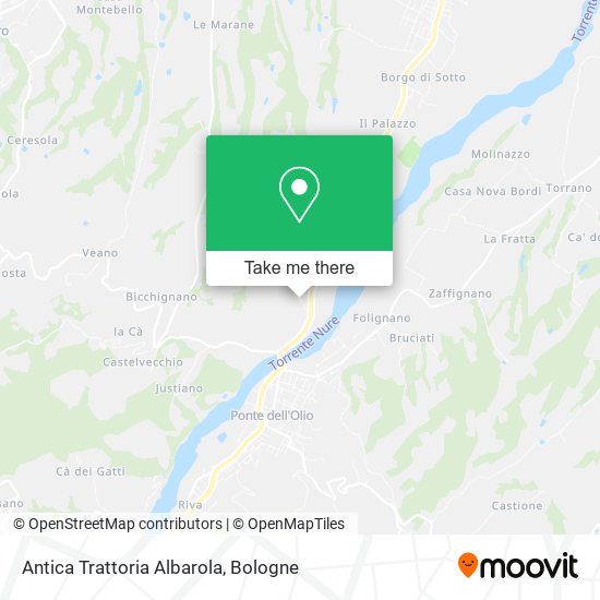 Antica Trattoria Albarola map