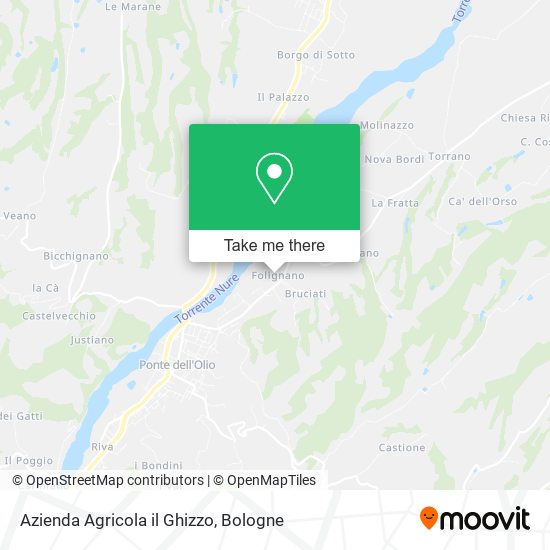 Azienda Agricola il Ghizzo map