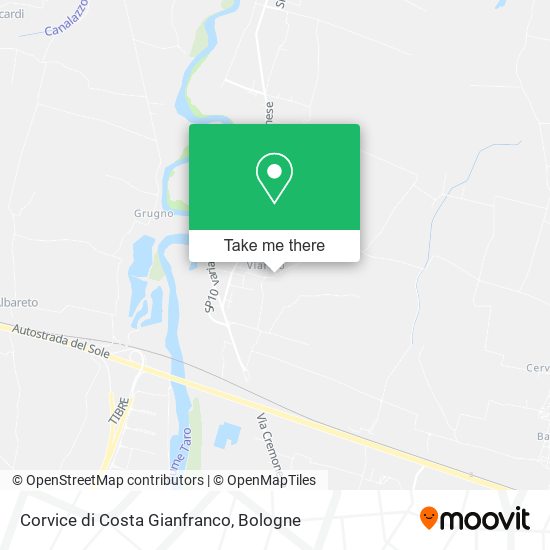 Corvice di Costa Gianfranco map