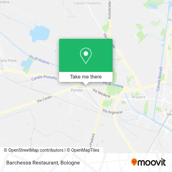 Barchessa Restaurant map