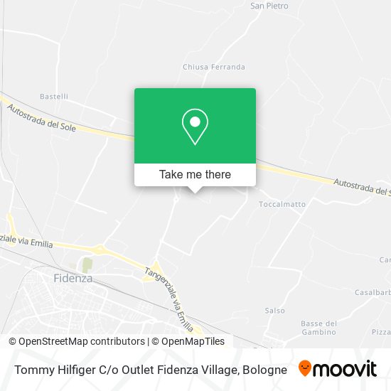 Tommy Hilfiger C / o Outlet Fidenza Village map