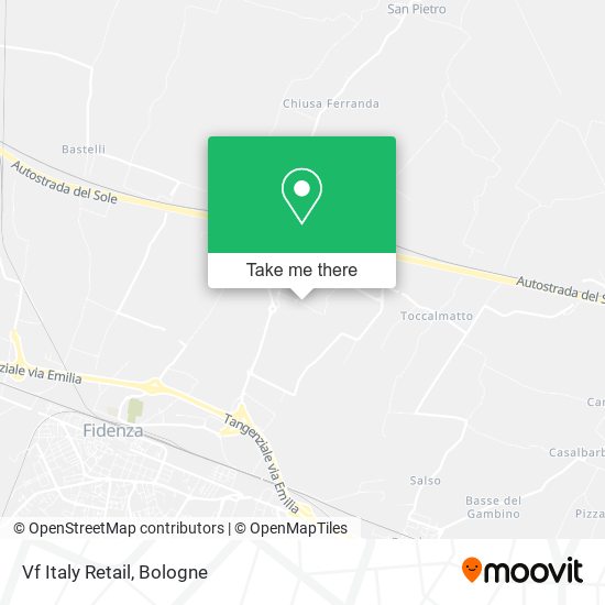 Vf Italy Retail map
