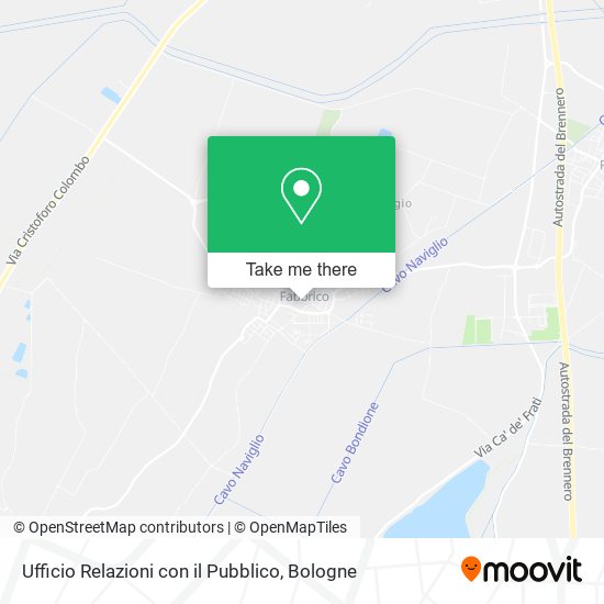 Ufficio Relazioni con il Pubblico map