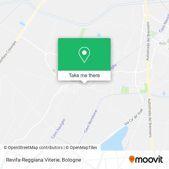 Revifa-Reggiana Viterie map