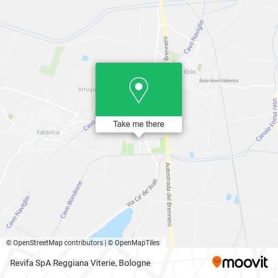 Revifa SpA Reggiana Viterie map