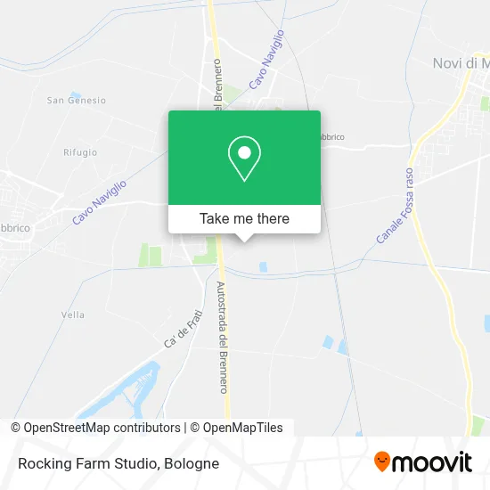 Rocking Farm Studio map