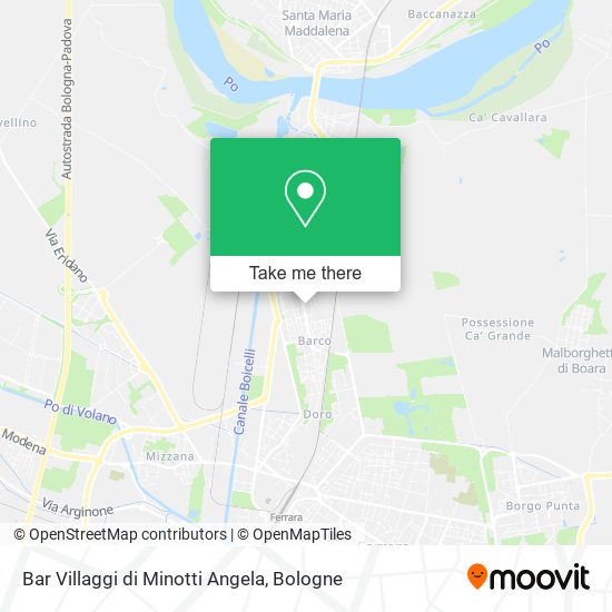 Bar Villaggi di Minotti Angela map