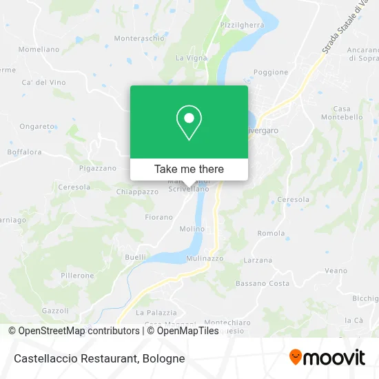 Castellaccio Restaurant map