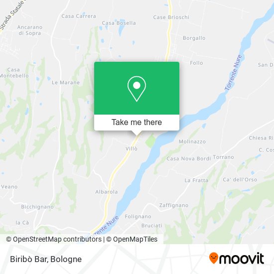 Biribò Bar map