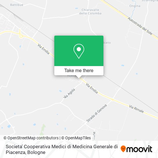 Societa' Cooperativa Medici di Medicina Generale di Piacenza map