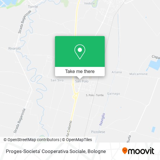 Proges-Societa' Cooperativa Sociale map
