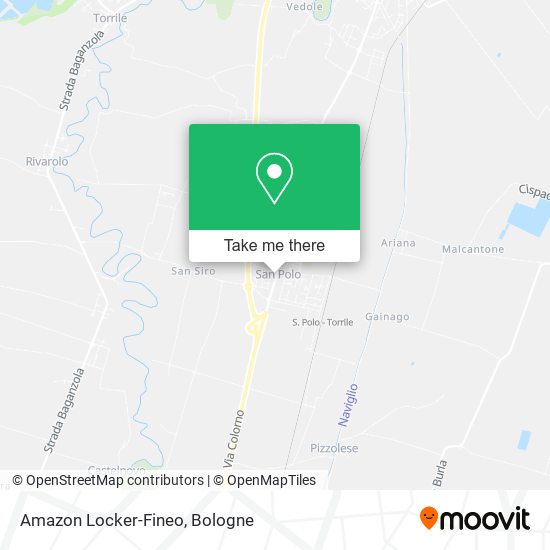 Amazon Locker-Fineo map