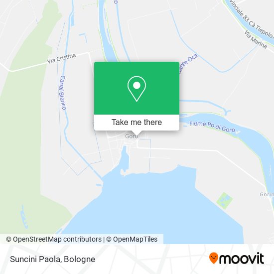 Suncini Paola map