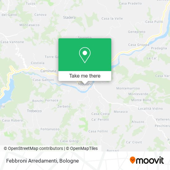 Febbroni Arredamenti map