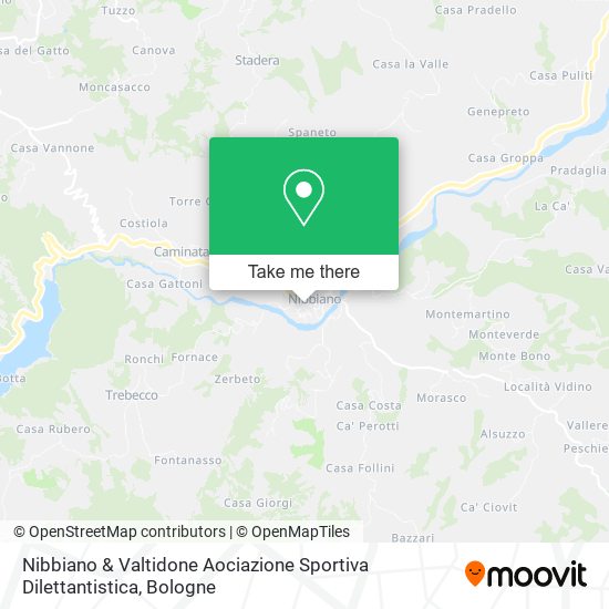 Nibbiano & Valtidone Aociazione Sportiva Dilettantistica map
