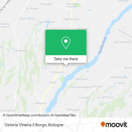 Osteria Vineria il Borgo map