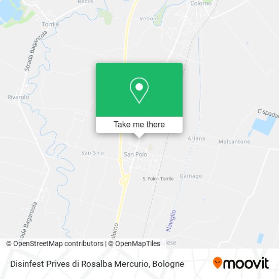 Disinfest Prives di Rosalba Mercurio map