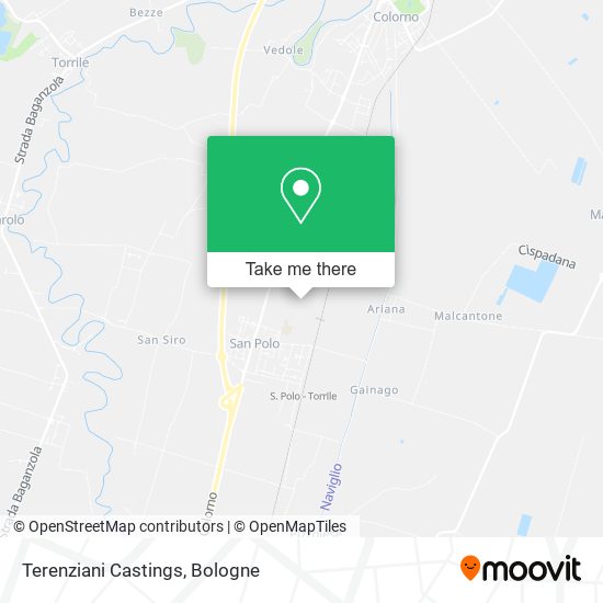 Terenziani Castings map