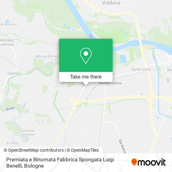 Premiata e Rinomata Fabbrica Spongata Luigi Benelli map